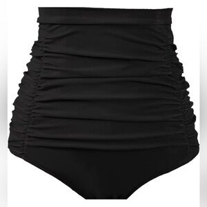 FLATTERING‎ EMPETUA HIGH WAISTED SWIM BLACK BOTTOMS